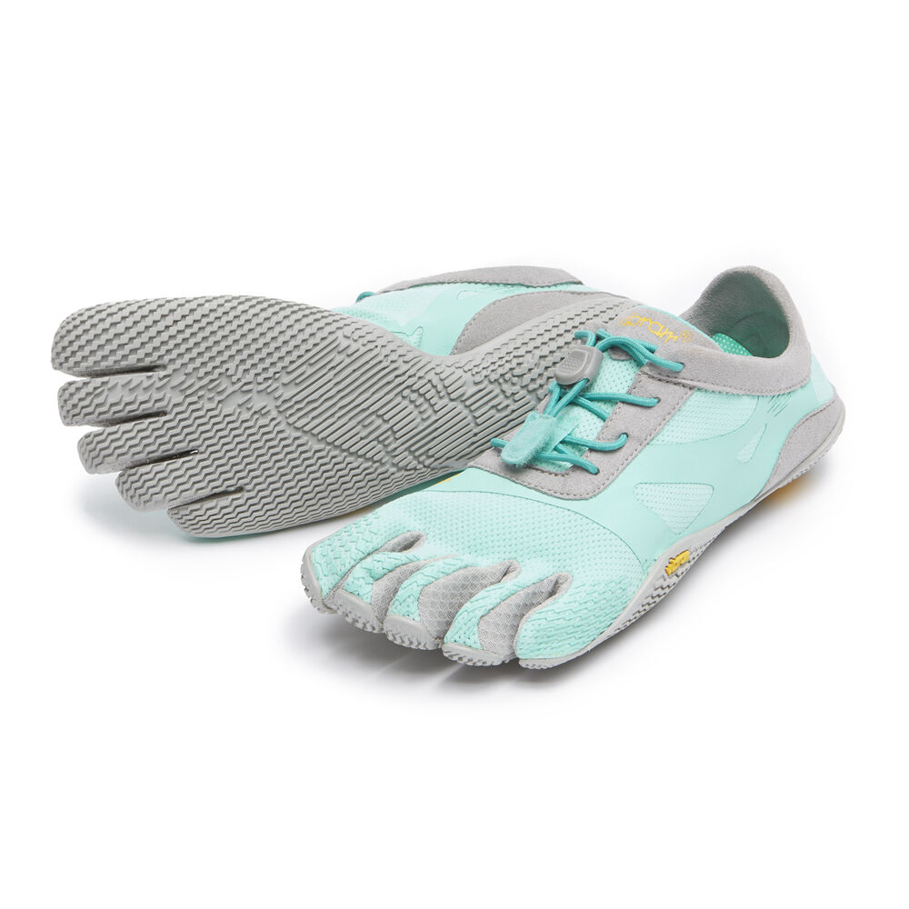 Vibram Fivefingers KSO EVO Bayan Spor Ayakkabı Nane/Gri,VM7042615